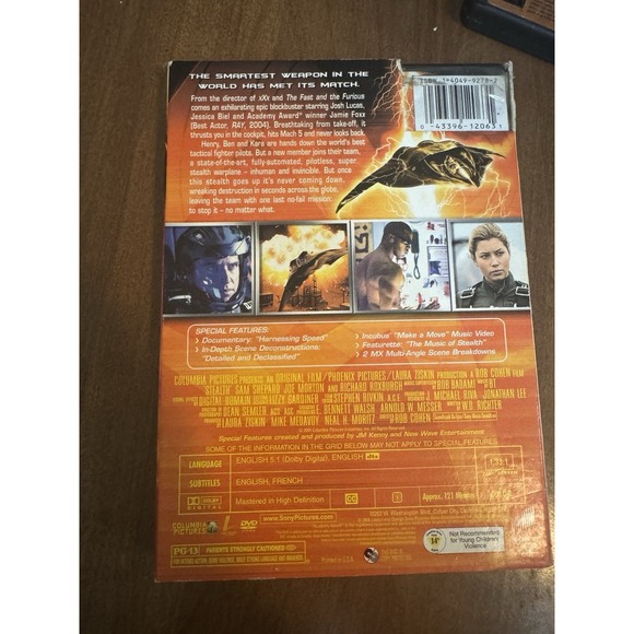 Stealth (DVD, 2005, 2-Disc Set, Full Frame) - Picture 2 of 12